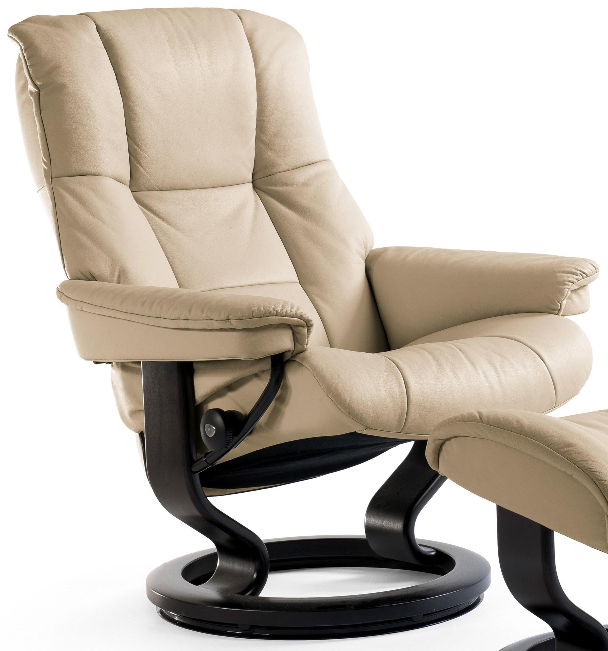 Mayfair medium chair & ottoman with classic base 2025